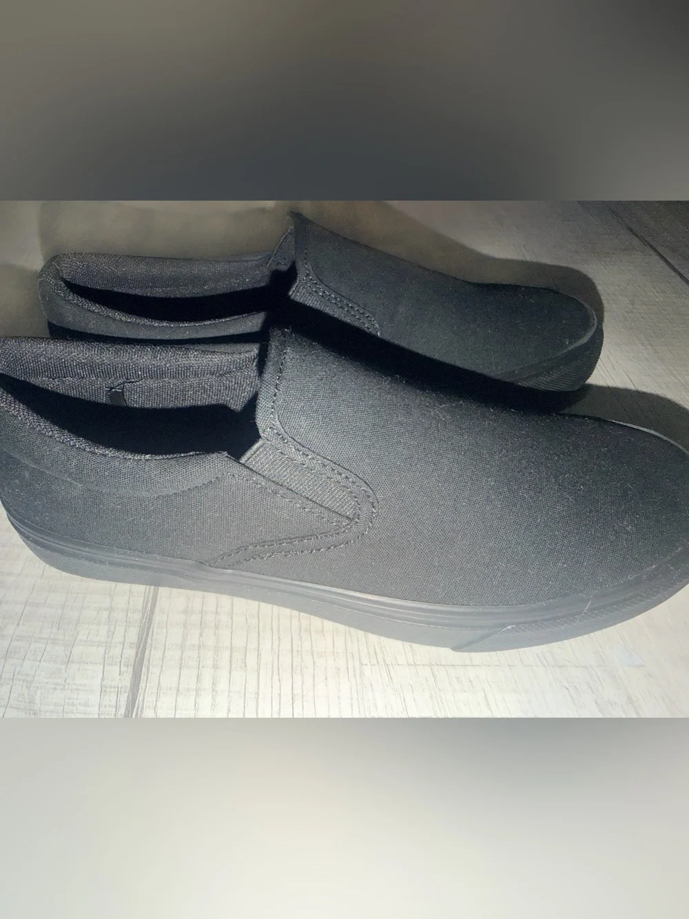 Classic Slip-On Canvas Men’s Shoe - Black